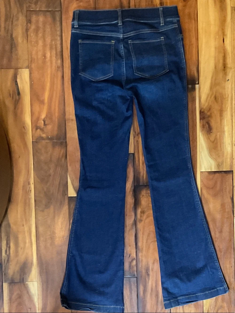 SPANX Dark Indigo Flare Jeans